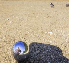 Private pétanque court at Bijou de Dordogne