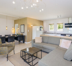 interior with elegant furniture and natural light